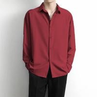 ราคา JF Men เสื้อเชิ้ตแขนยาวแฟชั่นเกาหลีสีขาวผู้ชายผ้าไหมน้ําแข็งการงดเว้น มี 7 สี ดำกากีสีม่วงฟ้าแดง ไซส์ M 4XL (20560317853)