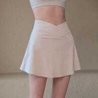 ราคา Laz Nigori กระโปรงฝึกเทนนิสกระโปรงกีฬาสำหรับผู้หญิงใหม่ฤดูร้อนป้องกันการเปิดรับแสงชุดออกกำลังผู้หญิงออกกำลังกายอย่างมืออาชีพสองชิ้นเทียมสีขาว (24252120034)