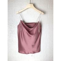 ราคา รุ่นนี้ฮอตมาก เสื้อสายเดี่ยวคอถ่วง ผ้าซาติน (16614435343)