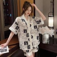 ราคา ชุดนอนแขนสั้นขายาวผ้าซาติน ชุดนอนผ้าซาติน ลายใหม่ ชุดนอนผู้ใหญ่แขนสั้นขาสั้น แขนสั้นขาสั้น ผ้านิ่มมาก กระดุมหน้าคอปก Swoan130 (21651683506)