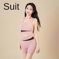 ราคา oobest ชุดสปอร์ตบรา กางเกงขาสั้นออกกำลังกายผู้หญิง2ชิ้นสูทเสื้อเล่นโยคะหญิงชุดวิ่งกันกระแทก (24832561515)