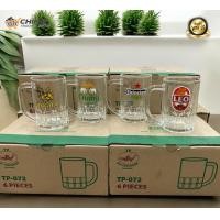 ราคา ยกกล่อง 6ใบ แก้วตราจระเข้ แก้วเบียร์ แก้วเหล้า แก้วสิงห์ แก้วลีโอ แก้วไฮเนเก้น แก้วช้าง แบบหนา TP 072 (22148864962)