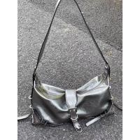 ราคา กระเป๋าสะพายข้างแบบสะพายข้างสำหรับผู้หญิง กระเป๋าหนังเทียมขนาดกลาง กระเป๋าสะพายไหล่ข้างเดียว กระเป๋าสะพายข้างแบบลำลองสำหรับผู้หญิง (22693815047)