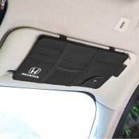ราคา กล่องเก็บของในรถยนต์กล่องใส่แว่นตากระเป๋าหนังมีที่บังแดดสำหรับ Honda Civic Accord Fit City Vezel CRV Odyssey Pilot Jazz Prelude (13395355978)