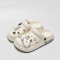 ราคา รองเท้าแตะแบบมีส้นสำหรับผู้หญิงในช่วงฤดูร้อนปี 2024 สวมใส่สบาย ยางกันลื่น สวมใส่สบาย พื้นรองเท้าแบบหนา รองเท้าแตะแบบมีส้น EVA รองเท้าแตะแบบมีส้น (24483262182)