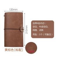 ราคา สมุดบันทึกการเดินทาง TN สมุดบันทึกแบบมีกาวอเนกประสงค์ ขนาดพกพาสะดวก สมุดบันทึกการเดินทางแบบมีซิปพร้อมสายรัด ปกหนังเทียม สไตล์วินเทจ (21120450882)