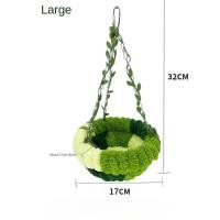 ราคา ANQII ขนแกะปะการัง เปลญวนสำหรับนกแก้ว สะดวกสบายสบายๆ สีเขียวอ่อน รังนกสำหรับนอน น่ารักน่ารักๆ อบอุ่นและอบอุ่น เปลญวนกรงนก สำหรับสัตว์เลี้ยงขนาดเล็ก (24189923575)