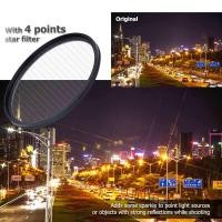 ราคา Star Filter by DHD ฟิลเตอร์เพิ่มเอฟเฟ็กซ์แสงแฟลร์ 4 6 8 แฉก HD Slim Star Filter (21126248830)