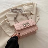 ราคา FXSAXUNN กระเป๋าสะพายสตรีแฟชั่น คุณภาพสูง PU Butterfly ตกแต่งโซ่กระเป๋าสะพาย กระเป๋าสะพายเพชรออกแบบตาข่ายช้อปปิ้งกระเป๋าสี่เหลี่ยมขนาดเล็ก (24258575236)