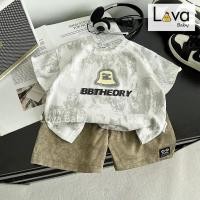 ราคา เสื้อผ้าแฟชั่นเด็ก เสื้อผ้าเด็กผู้ชาย หล่อๆ เท่ๆ ชุดเซ็ต 2 ชิ้น เสื้อ กางเกง Size80 120cm (24499920174)