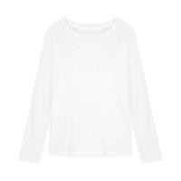 ราคา เสื้อยืดคอกลมแขนยาวบางกันแดดสำหรับผู้หญิงในช่วงฤดูร้อน เสื้อเชิ้ตแขนยาวทรงหลวมสบาย ๆ ผ้าฝ้ายโพลีเอสเตอร์ (24937493497)