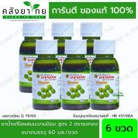 ราคา แพ็ค 6 ขวด ยาน้ำแก้ไอผสมมะขามป้อม สูตร 2 ตราธงทอง สูตรน้ำตาลน้อย ขนาด 60 มล (21411867158)