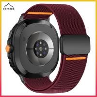 ราคา สายรัดยืดหยุ่นสำหรับนาฬิกา Samsung Galaxy Watch 8 Classic 46Mm สายรัดข้อมือห่วงไนลอนแบบยืดได้สายรัดข้อมือแม่เหล็กสำหรับ Galaxy Watch 8 40Mm 44Mm (24755077500)