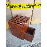 ราคา กล่องใส่มีดไม้สัก ที่เสียบมีด (24130790760)