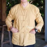 ราคา เสื้อพื้นเมืองคอจีนผู้ชายแขนยาว (20146079370)