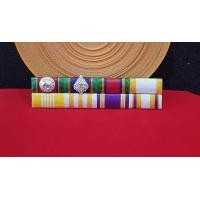 ราคา แถบแพร 2 แถว 7 ชิ้น แถบแพร2แถว8 ชิ้น แถบแพรจักรมาลา แถบแพรมีเหรียญ ร สิบ ครบ5ชิ้น (24268979742)