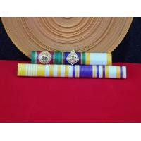 ราคา แถบแพร 2 แถว 7 ชิ้น แถบแพร2แถว8 ชิ้น แถบแพรจักรมาลา แถบแพรมีเหรียญ ร สิบ ครบ5ชิ้น (24268979718)