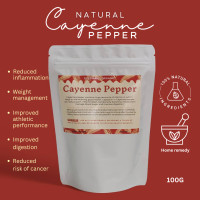 ราคา Cayenne Pepper powder ผงพริกคาเยน 100 g Cayenne Pepper 100 natural from Thailand (23270214552)