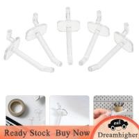 ราคา Dreamhigher 50PCS Peg Board Shelving Hooks Pegboard ตะขอล็อค Pegboard Hooks โปร่งใสพลาสติก Peg Board Hooks สำหรับโชว์รูมร้านค้า (24092763141)