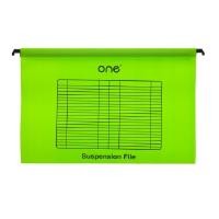 ราคา แฟ้มแขวนพลาสติก F4 เขียว 10เล่ม แพ็ค ONE (21406909483)