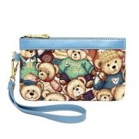ราคา Belfoyer 2 types of teddy bear bags cute teddy bear printed shoulder bags and zippered hand held coin purse (23311770226)