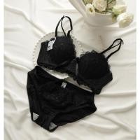 ราคา oobest ชุดชั้นในลูกไม้ ดีไซน์ประณีต บราดันทรง มีลูกไม้ กางเกงใน นุ่ม สบาย ชุดชั้นในสตรี ไร้สาย บราเลตต์ คัพนุ่ม และกางเกงชั้นใน ชุดชั้นในเซ็กซี่หญิง (24457275629)