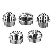 ราคา 304 Stainless Steel Rooftop Floor Drain Cover Roof Balcony Sewer Filter Gutter Drain Pipe Anti Blocking Mesh Cover (24057822809)