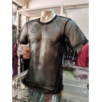 ราคา เสื้อคอกลมตาข่ายดำ เทา ครีม ขาว เสื้อตาข่าย เสื้อซีทรู (24545928385)