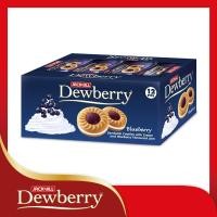 ราคา ขนมขายดี อร่อยราคาถูก DEWBERRY ดิวเบอรี่ คุกกี้แซนวิชสอดไส้แยม 27ก x 12 ซอง ตรอเบอร์รี่ บลูเบอร์รี่ ลิ้นจี่ องุ่น (23226328896)