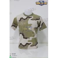 ราคา เสื้อยืดคอกลมแขนสั้นลายพราง เสื้อยืดพิมพ์ลายพราง 3D เสื้อแขนสั้นคอกลม ผ้า TC เสื้อซับในทหาร ตำรวจ ผ้าโพลีเอสเตอร์ผสมคอตตอน ดต อส พรางทรายอส ดิจิตอลทบ ทหาร ทหารพราน ตำรวจ อปพร ข้าราชการ นักศึกษาวิชาทหา