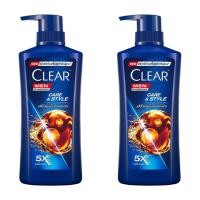 ราคา ซื้อ 1 แถม 1 แพ็คคู่สุดคุ้ม เคลียร์แชมพูผู้ชาย แคร์ สไตล์ 390มล แชมพู CLEAR MEN Shampoo care and style 390ML (24867478347)