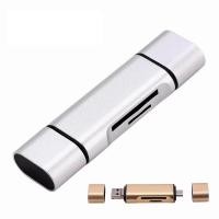 ราคา Seenda 3 in1 OTG Type C Card Reader USB 3 0 Cardreader USB A Micro USB Combo to 2 Slot TF SD Type C Card Reader (707080692)