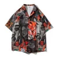 ราคา เสื้อฮาวาย ผ้าไหมอิตาลี เสื้อเชิ้ต แขนสั้น (23938139613)