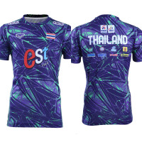 ราคา 2024 2025 เสื้อแข่งวอลเลย์บอลทีมชาติไทยดีไซน์พิเศษใหม่ เสื้อฝึกซ้อมวอลเลย์บอล เสื้อยืดดูดซับเหงื่อแห้งเร็ว เฉลิมฉลองการแข่งขันวอลเลย์บอลหญิงชิงแชมป์โลกปี 2025 (22679566162)