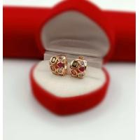 ราคา ต่างหูเศษนาคแท้ประดับพลอยนพเก้า (23106768574)