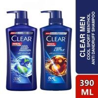 ราคา ซื้อ 1 แถม 1 แพ็คคู่สุดคุ้ม เคลียร์แชมพูผู้ชาย แคร์ สไตล์ 390มล แชมพู CLEAR MEN Shampoo care and style 390ML (24867478349)