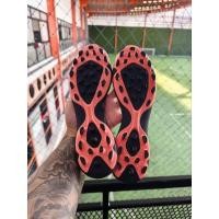 ราคา พื้นรองเท้าร้อยปุ่ม พื้นรองเท้าฟุตบอล พื้นรองเท้าชั้นนอก 100ปุ่ม สีพันช์ (24305969197)