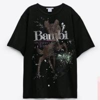 ราคา เสื้อยืดใหม่ZARA Summer New Disney Bambi เสื้อยืดพิมพ์ลาย เสื้อยืดพิมพ์ลาย 3XL (21049060834)