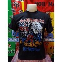 ราคา ราคาต่ำสุด เสื้อวง IRON MAIDEN วงร็อคในตำนาน ไม่มีตะเข็บข้าง คอฟิต ป้ายUSA เสื้อวินเทจ เสื้อทัวร์ วงดนตรีร็อคต่างประเทศ S 3XL เสื้อยืดคุณภาพดี (19447251142)