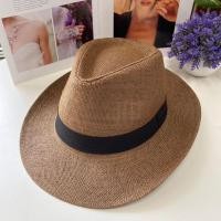 ราคา หมวกผู้ชายปานามาใส่กันแดดเที่ยวทะเล ทรงสวยเนื้อละเอียดอย่างดีพร้อมส่งด่วนจากไทย B039 (21999207830)