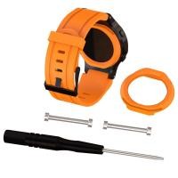 ราคา สายนาฬิกาพร้อมเคสสิลิโคน For Garmin Forerunner 225 GPS Watch (398076515)