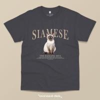 ราคา เสื้อยืดสกรีนลายแมว Siamese Cat วิเชียรมาศ Classic Cotton by Oversized Club (24358091930)