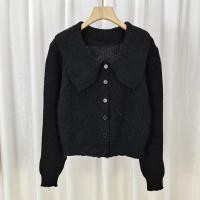 ราคา HOT SALE เสื้อคาร์ดิแกนทรงคอบัวใหญ่ ไหมพรมถักหนา มีกระดุมหน้า 4 สี น่ารักสุด (22890754248)