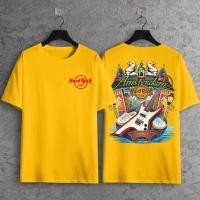 ราคา Certified Authentic Hard Rock Cafe Mens Winged Guitar Acid Tee Funny (21058769911)