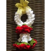 ราคา พวงมาลัยไหมพรม พวงมาลัยแขวนหน้ารถ (22491621076)