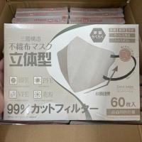 ราคา Manpo v fit รุ่น bi color 3 ชั้น แมสผู้ใหญ่ทรง 3D 1กล่อง60ชิ้น (20414991023)