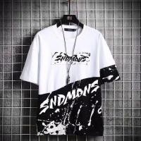 ราคา Freedom Boy เสื้อผ้าแฟชั่นผู้ชาย เสื้อยืดคอกลม ใส่สบาย สไตล์เกาหลี (1482446937)