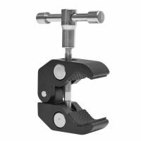 ราคา แขนจับเมจิก11นิ้ว สำหรับกล้อง แฟรช ไฟLEDเกลียว1 4 11inch Magic Arm Super Clamp Crab Plier Clip (24882314341)