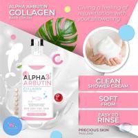 ราคา PRECIOUS SKIN Alpha Arbutin Collagen Bath Cream 350ml ครีมอาบน้ำ อัลฟ่าอาบูตินคอลลาเจน (23338576203)