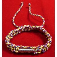 ราคา พระหลวงปู่ทวดวัดห้วยมงคล สร้อยข้อมือด้าย7สีตะกรุดเงิน ปี2552 (9177368501)